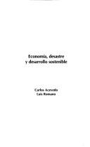 Cover of Economía, desastre y desarrollo sostenible