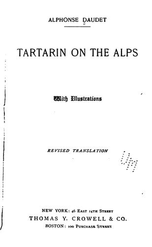 Cover of Tartarin on the Alps