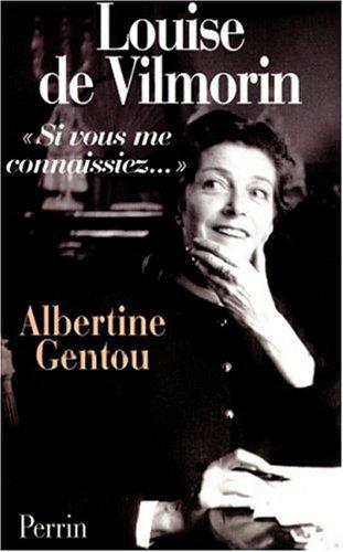 Cover of Louise de Vilmorin