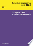 Cover of 21 aprile 1923. Il rituale del serpente