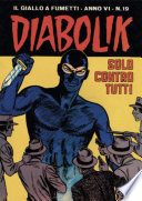 Cover of Diabolik 95. Solo contro tutti