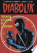 Cover of Diabolik 195. Trenta secondi di terrore