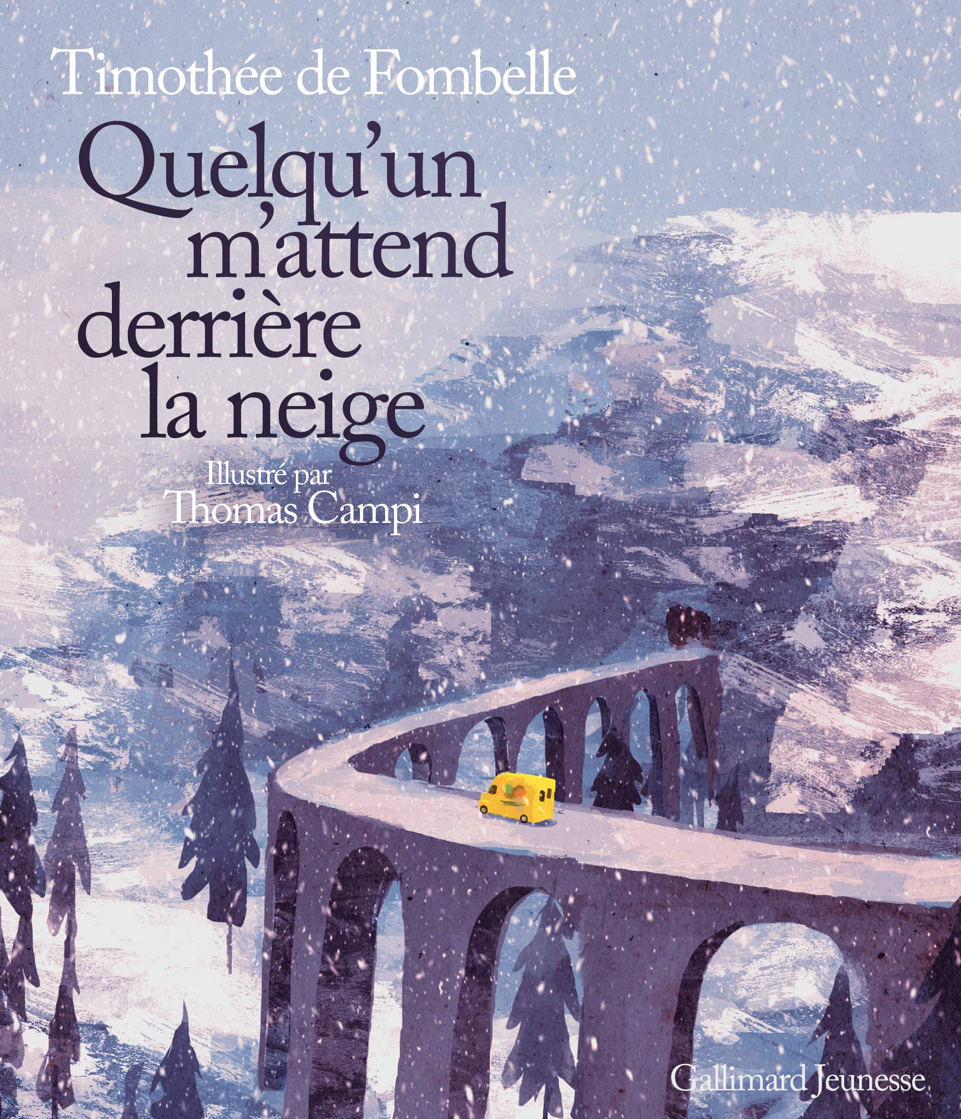 Cover of Quelqu'un m'attend derrière la neige