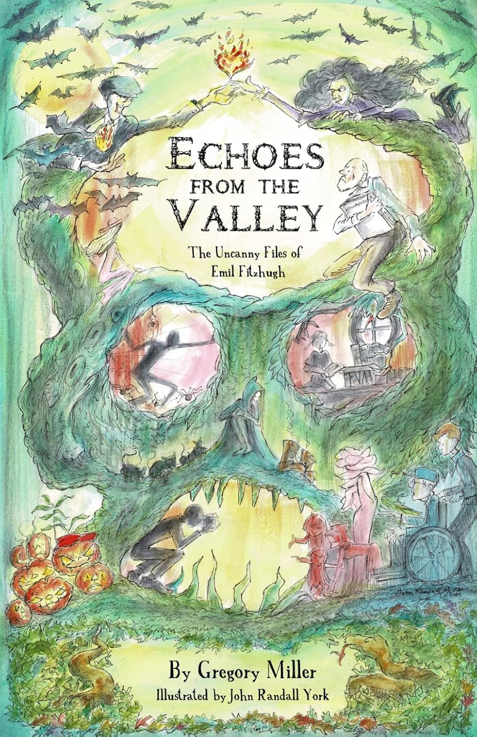 Cover of Echoes From The Valley: The Uncanny Files of Emil Fitzhugh