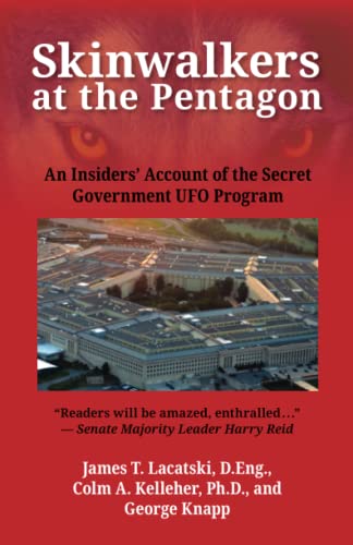 Cover of Skinwalkers at the Pentagon: An Insiders' Account of the Secret Government UFO Program