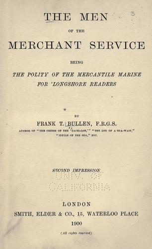 Cover of The men of the merchant service