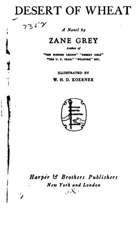 Cover of The Desert of Wheat