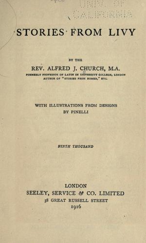Cover of Stories from Livy