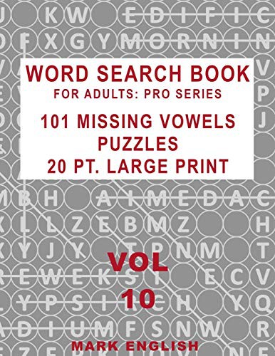 Cover of Word Search Book for Adults