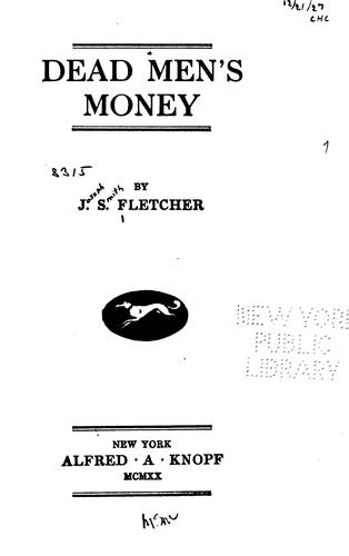 Cover of Dead Men's Money