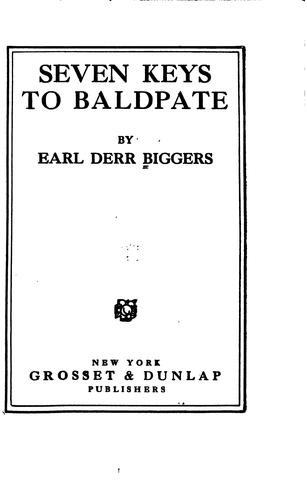 Cover of Seven Keys to Baldpate Earl Derr Biggers (Illustrated)