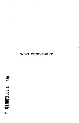 Cover of West wind drift