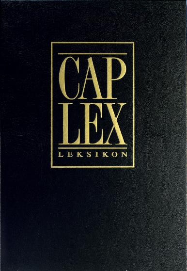 Cover of Caplex : leksikon, atlas, tabellverk