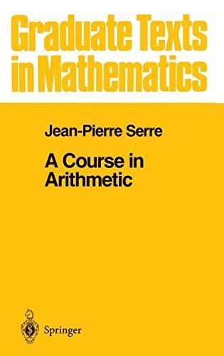 Cover of A Course in Arithmetic