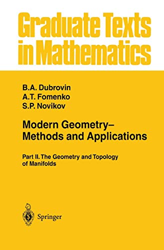 Cover of Modern Geometry― Methods and Applications: Part II: The Geometry and Topology of Manifolds