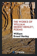 Cover of Poems, by william ernest henley