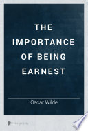 Cover of The Importance of Being Earnest