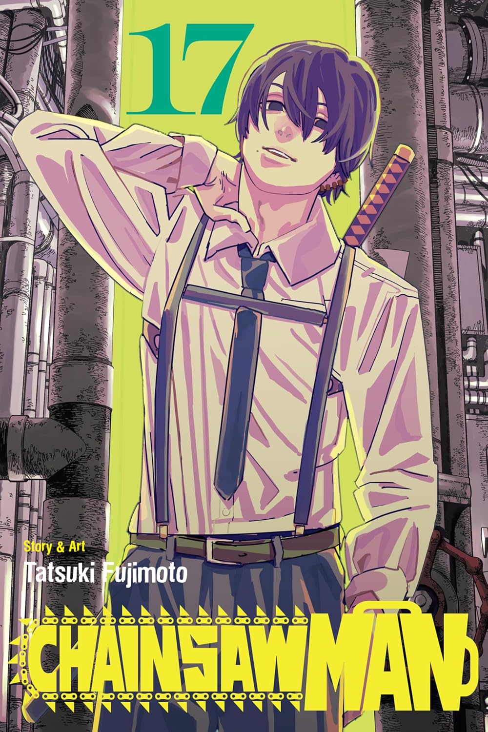 Cover of Chainsaw Man, Vol. 17: Guns, Nails, Katana