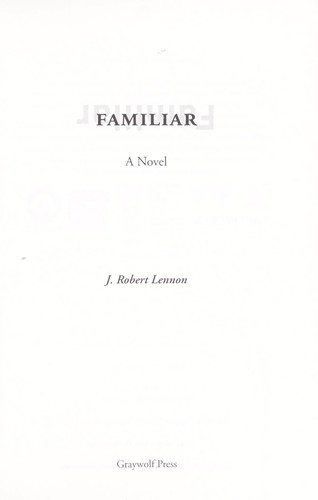 Cover of Familiar: A Novel