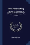 Cover of Farm blacksmithing