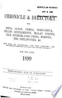 Cover of The Directory & Chronicle for China, Japan, Corea, Indo-China, Straits Settlements, Malay States, Siam, Netherlands India, Borneo, the Philippines, &c