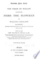 Cover of The Vision of William Concerning Piers the Plowman