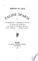 Cover of Pagine sparse