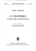 Cover of Spór o istnienie człowieka
