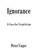 Cover of Ignorance: A Case for Scepticism