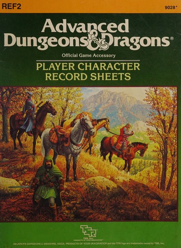 Cover of Player Character Record Sheets