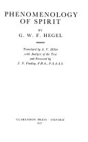 Cover of Phenomenology of Spirit