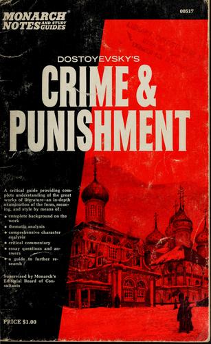 Cover of Dostoyevsky's Crime and punishment