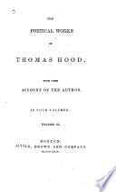 Cover of Poetical Works of Thomas Hood
