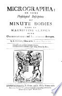 Cover of Micrographia