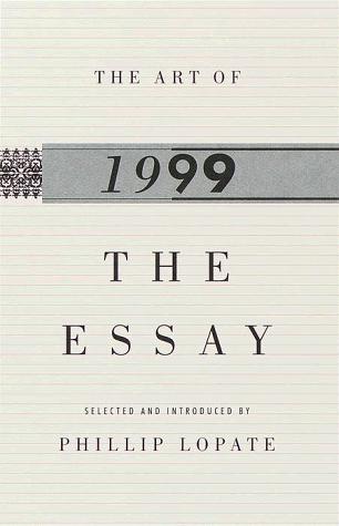 Cover of The Art of the Essay, 1999