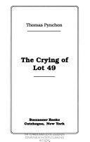 Cover of The Crying of Lot 49
