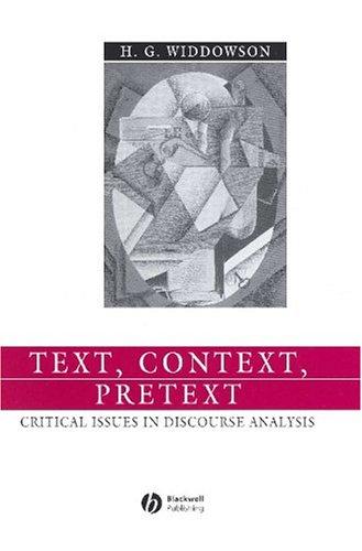 Cover of Discourse Analysis