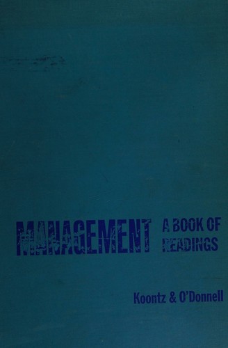 Cover of Readings in management