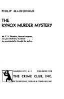 Cover of Rynox Mystery
