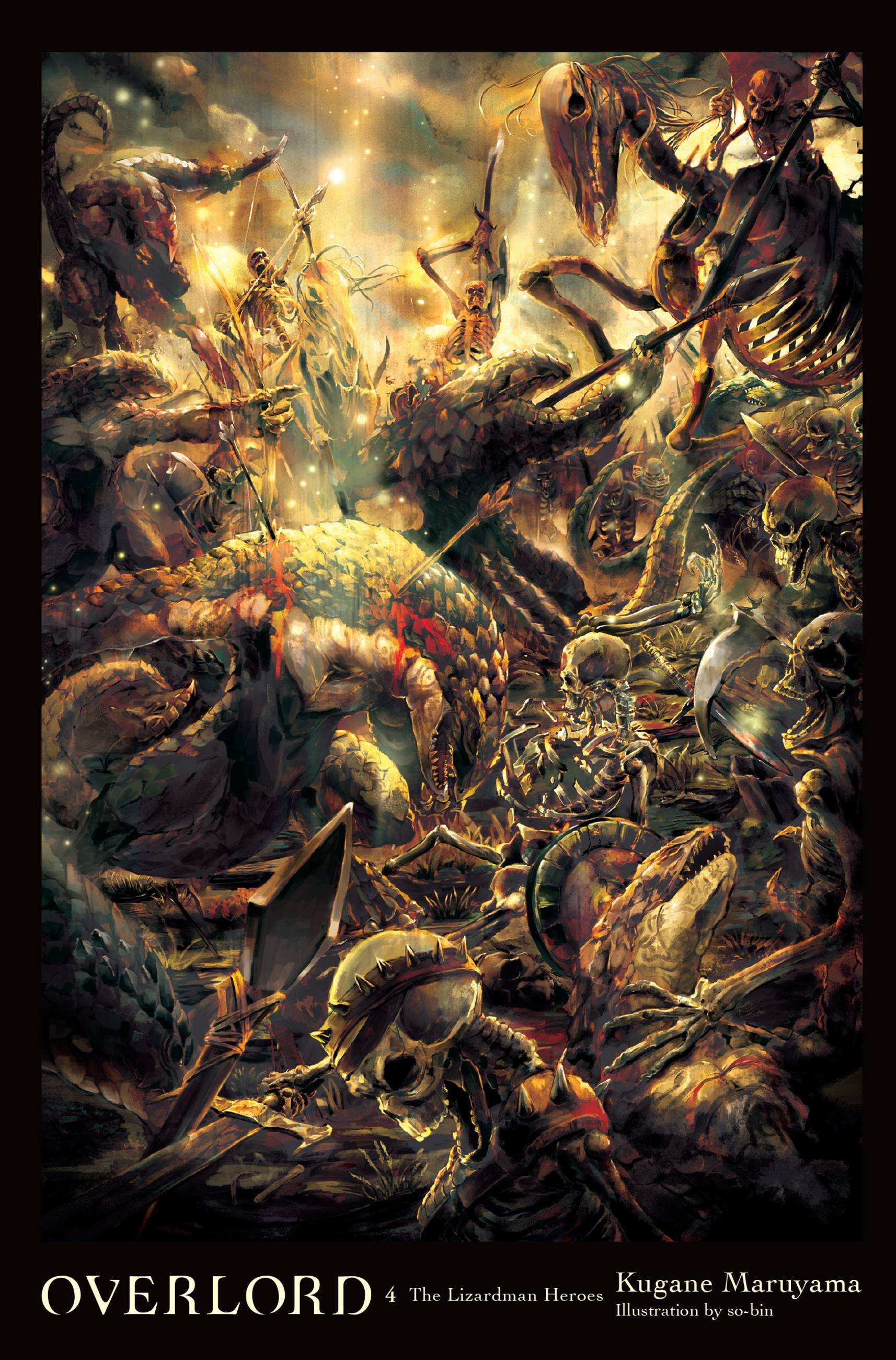 Cover of Overlord (Light Novel), Vol. 4: The Lizardmen Heroes