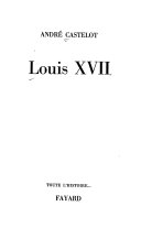 Cover of Louis XVII