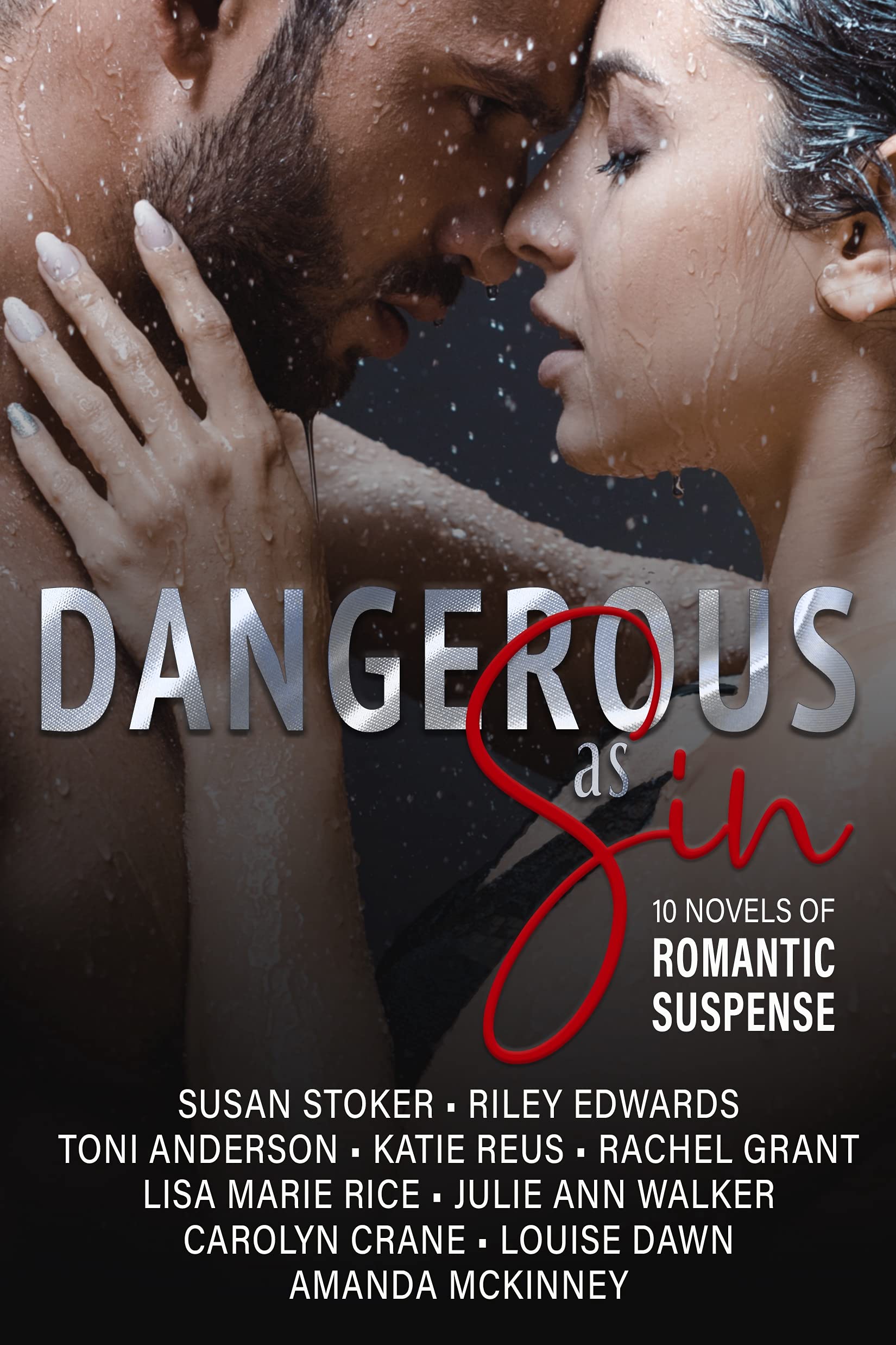 Cover of Dangerous as Sin: Ten Addictive Romantic Thrillers & Mysteries