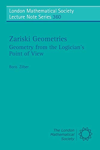 Cover of Zariski Geometries: Geometry from the Logician's Point of View