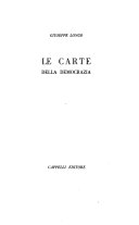 Cover of Le carte della democrazia