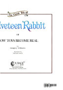 Cover of The Classic Tale of the Velveteen Rabbit: Or, How Toys Became Real