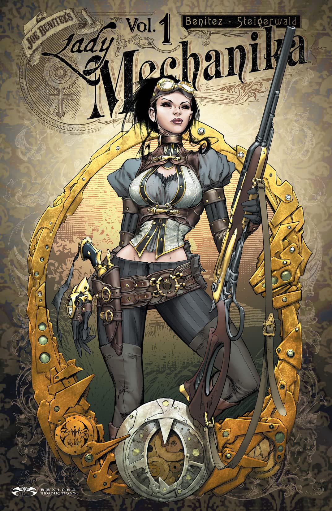 Cover of Lady Mechanika, Vol. 1: Mystery of the Mechanical Corpse