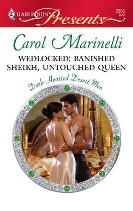 Cover of Wedlocked: Banished Sheikh, Untouched Queen