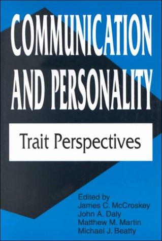 Cover of Personality and interpersonal communication