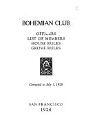 Cover of Constitution, by-laws, and rules, officers, committees, and members