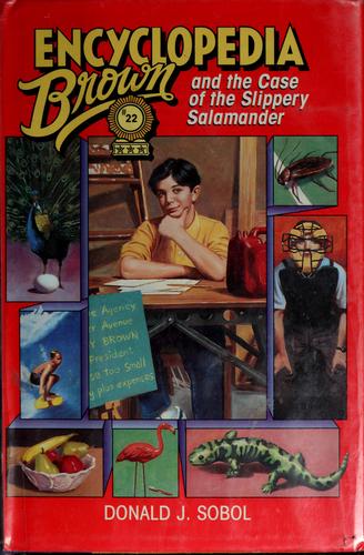Cover of Encyclopedia Brown and the Case of the Slippery Salamander